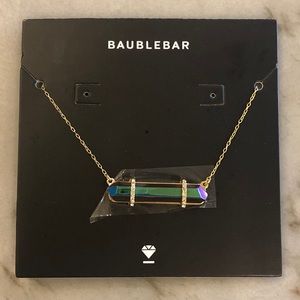 BaubleBar | Stone Necklace with Gold Chain